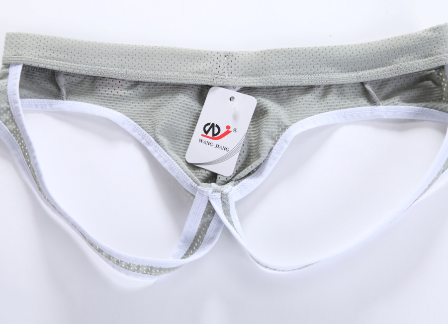 Men's Mesh Jockstrap, Low Rise Breathable Bulge Pouch Underwear, Multiple Colors Available - Image 3