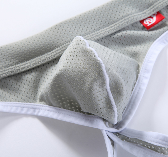 Men's Mesh Jockstrap, Low Rise Breathable Bulge Pouch Underwear, Multiple Colors Available - Image 4