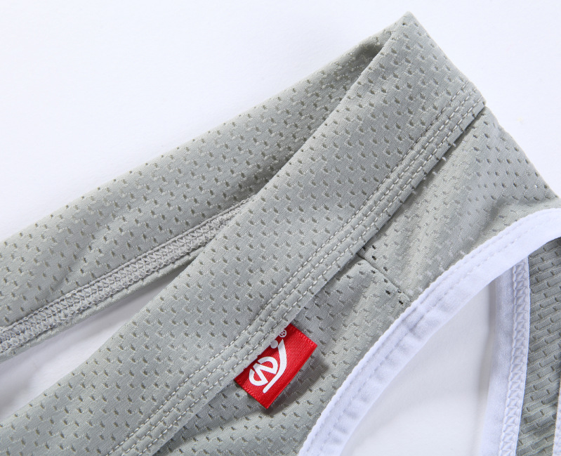 Men's Mesh Jockstrap, Low Rise Breathable Bulge Pouch Underwear, Multiple Colors Available - Image 7