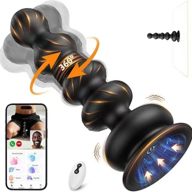 Telescoping Prostate Massager with Suction Cup, APP & Remote Control - Image 7