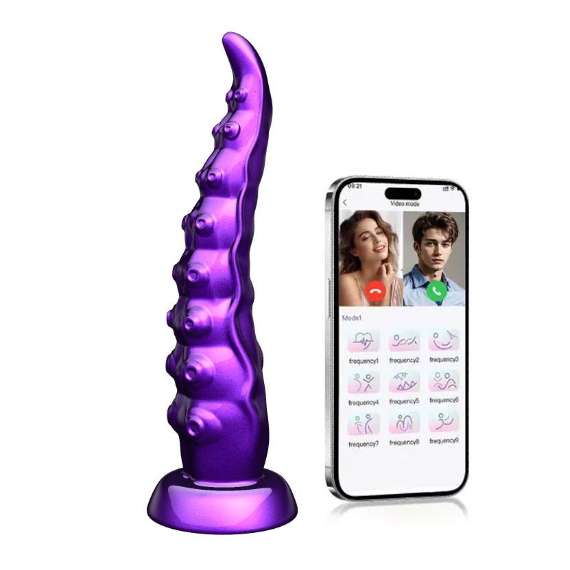 Octopus Tentacle Vibrator with Suction Cup, APP & Wireless Remote - Image 6