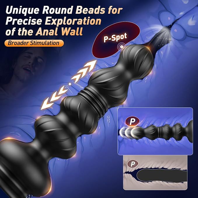 Telescoping Prostate Massager with Suction Cup, APP & Remote Control - Image 2