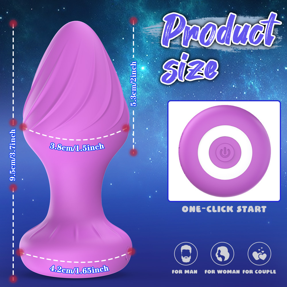 APP Controlled Vibrating Anal Plug 9 Vibration Modes for Men & Women - Image 5