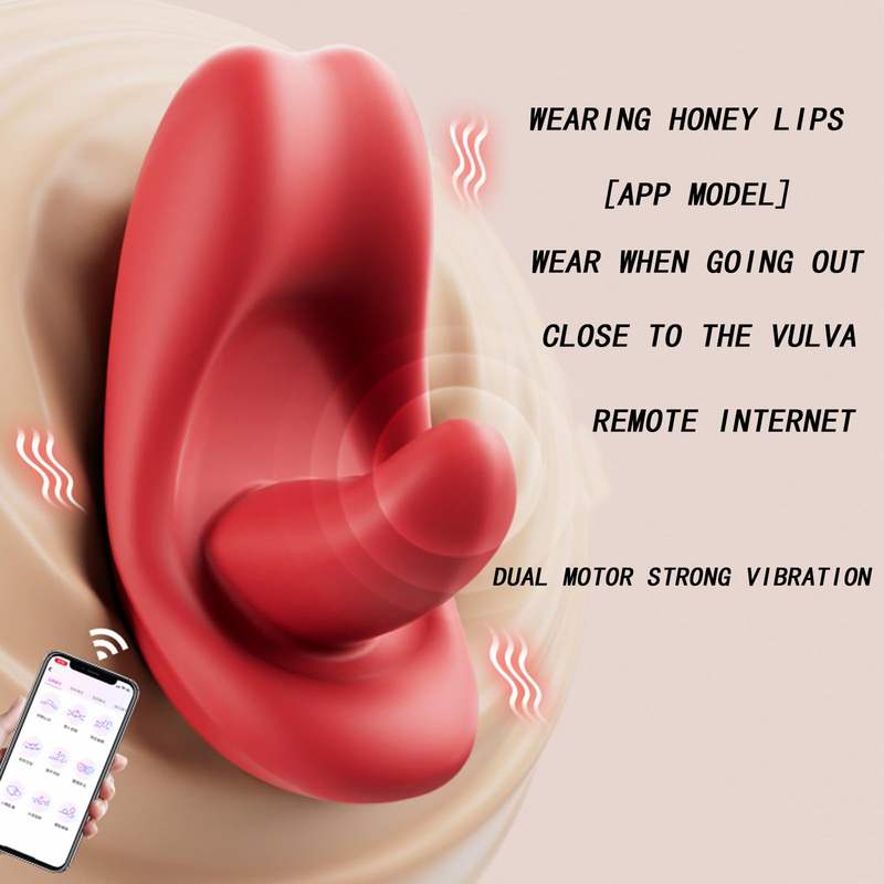 APP Remote Wearable Vibrator, Dual Motor Waterproof Toy for Women - Image 3