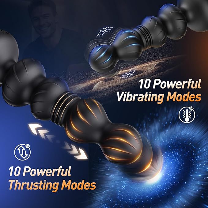 Telescoping Prostate Massager with Suction Cup, APP & Remote Control - Image 3