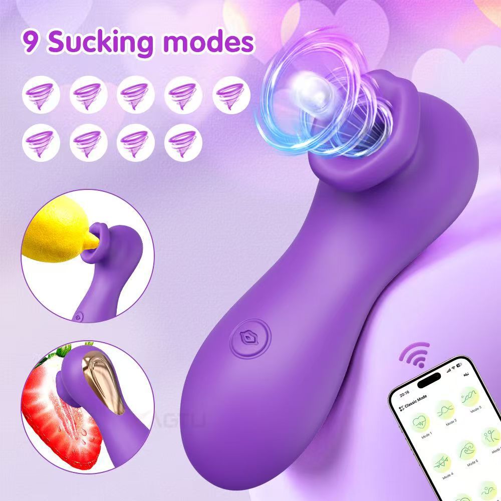 Air Wave Suction Massager for Clitoral & Nipple Stimulation, 9 Modes - Image 2