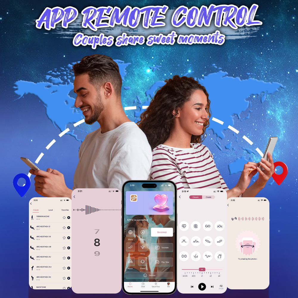 APP Controlled Vibrating Anal Plug 9 Vibration Modes for Men & Women - Image 6