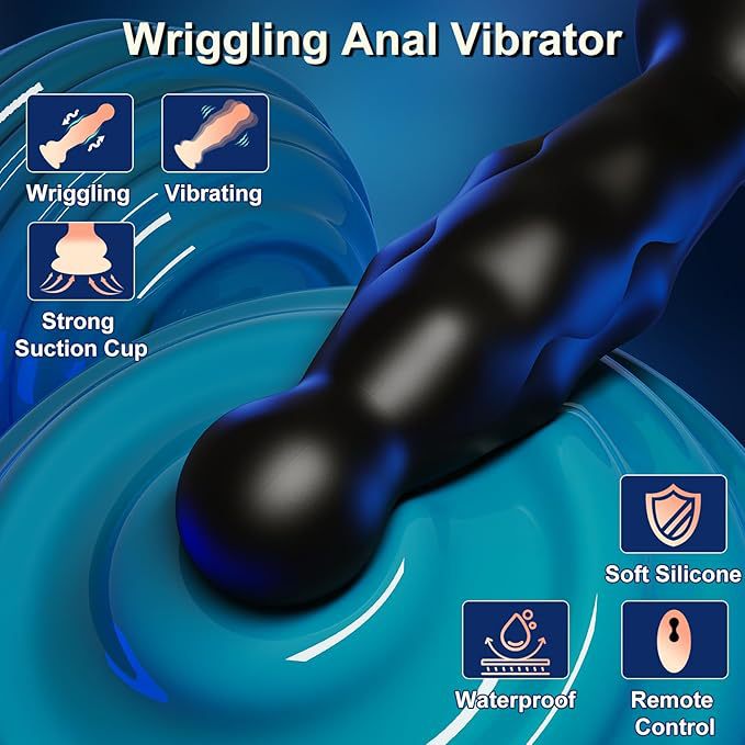 Peristaltic Prostate Massager with Suction Cup, Wireless Remote Control - Image 5