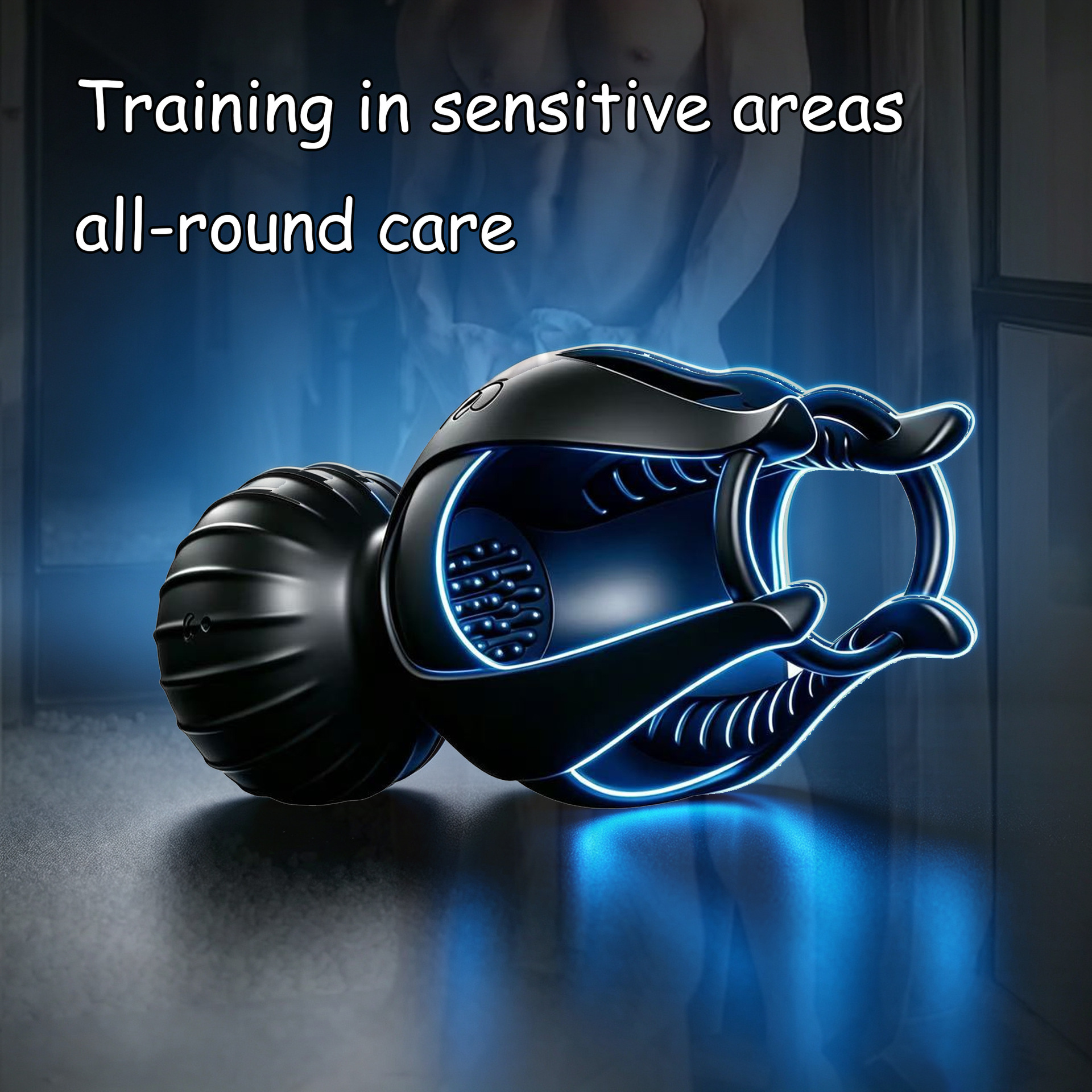 9 Vibration Modes Male Training Massager USB Rechargeable Silicone Trainer - Image 5