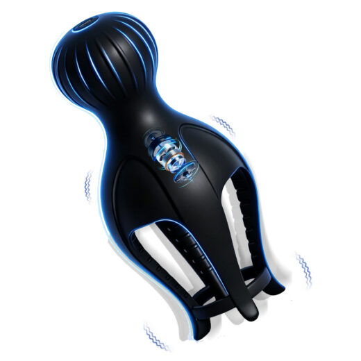 9 Vibration Modes Male Training Massager USB Rechargeable Silicone Trainer
